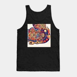 runaway mayan astronaut in ecopop alien ship Tank Top